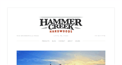 Desktop Screenshot of hammercreekhardwoods.com